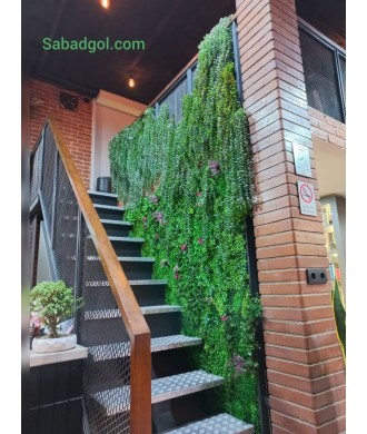 دیوار سبز مصنوعی برای کافه